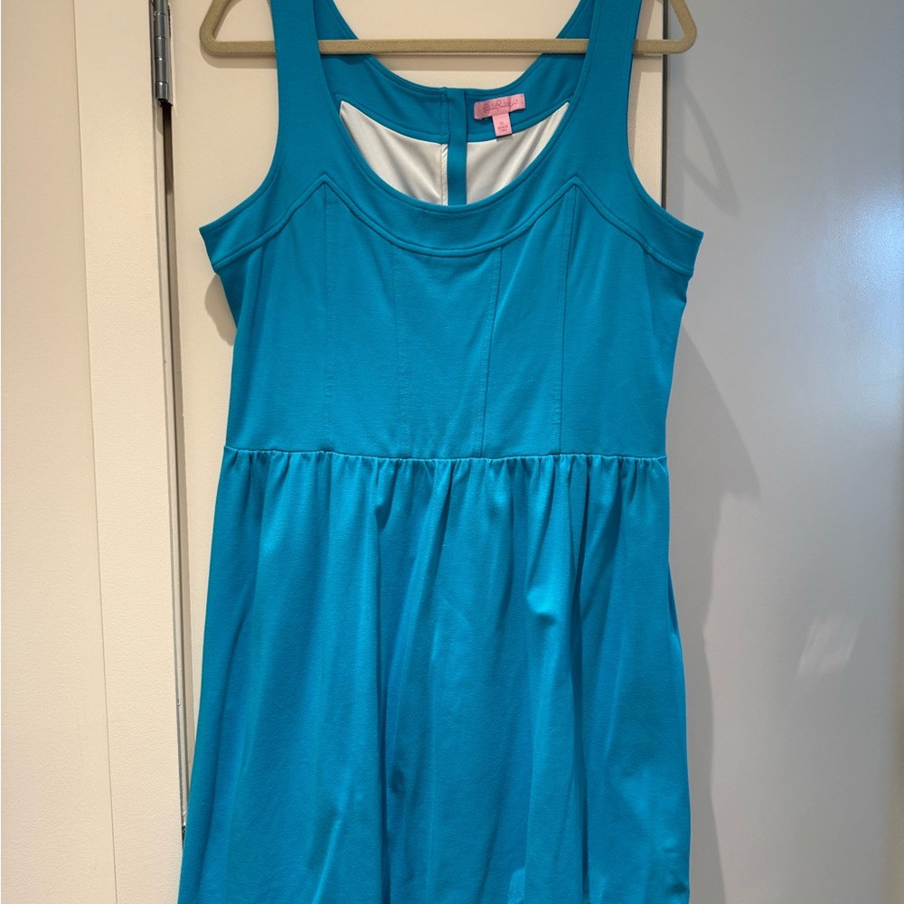 Lilly Pulitzer size XL Agatha Dress In Turquoise